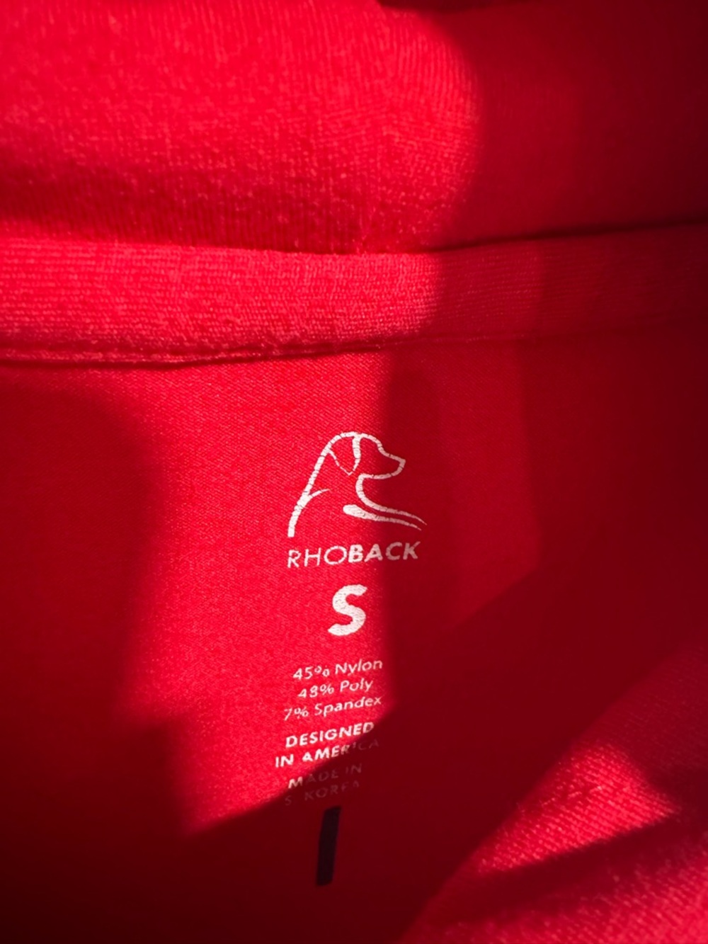 Rhoback Men's Red hesi Pullover Hoodie - Picture 2 of 2